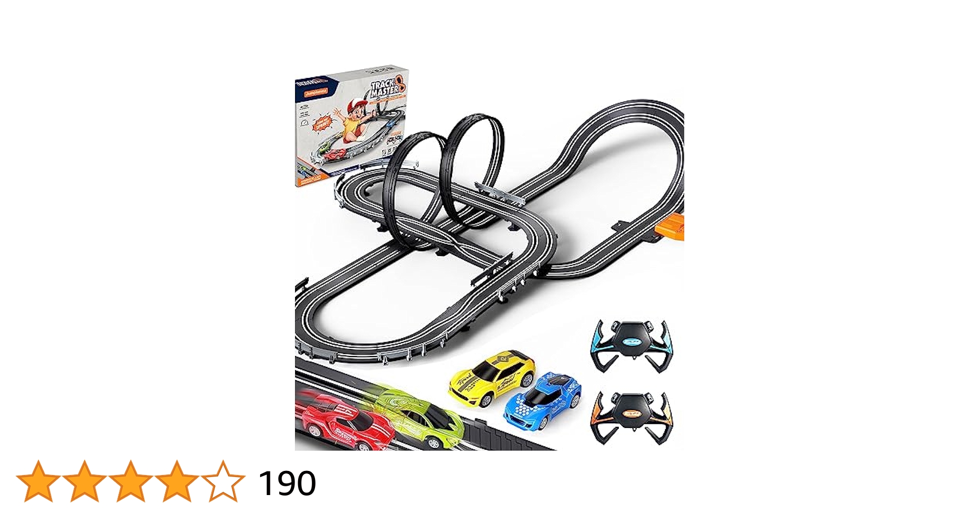 スケーレックストリック　スロットカー レール、コントローラ、電源セット スケーレックストリック スロットカー レール、コントローラ